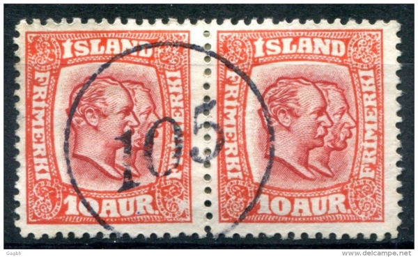 NIC 105 | Facit 081 - Sveinsstaðir, A-Húnavatnssýsla - 1903-1952 pair d image